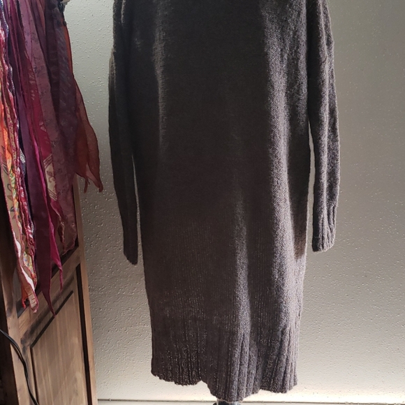 Anthropologie taupe alpaca blend duster - Picture 6 of 9